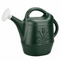 Annaffiatoio 10 L in plastica verde scuro con doccetta e doppia impugnatura per giardino